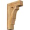 Ekena Millwork Balboa Block Rough Sawn Bracket, Western Red Cedar, 4"W x 14"D x 22"H BKT04X14X22BOA05RWR - alternate 1